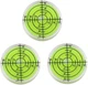 3Pcs Circular Bubble Level Bullseye Degree Marked Surface Round Spirit 32x7mm 