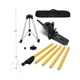 MOETER 12 Ft./3.7M Laser Level Pole with Tripod, Laser Stand Pole w... Fast Ship