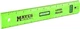 Mayes 10742 Polystyrene Level Rule, 12 Inch Leveler Tool, Straight Edge, Easy to