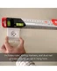 Kapro 313 Measure Mate 24 Inch White Ruler with Level Sliding Markers and Guide