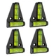 ZUJHPYMI 4Pcs Magnetic T Type RV Levelers, Parts Fluorescent Yellow-green 