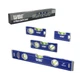WBE 4-Piece Torpedo Level Set, Aluminium Alloy Magnetic Spirit Leve... Fast Ship