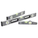 WORKPRO Torpedo Level, 3-Piece Spirit Level Set, 9"(Magnetic), 16"(Non-magnet...