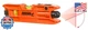 Johnson Level & Tool 40-0915 Magnetic Torpedo Laser Level, 2" x 6", Orange, 1 Le