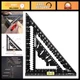 Johnson Level & Tool 1904-0700V 7-1/4" Johnny Square&reg; MACH-1&trade; Smart Mark&trade; Rafter
