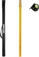 Firecore 16-Foot Aluminum Grade Rod - 8ths, 5 Sections Dual 16FT, Yellow 