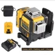 DeWalt DW089LG 12V Green Line 3 x 360 Laser Level Laser Tool rechargeabl battery