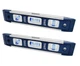 2 New Empire True Blue 9" Pro Magnetic Torpedo Triple Level em81.9 Overhead View
