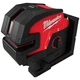 Milwaukee Tool 3624-20 M12 Green Cross Line & 4-Points Laser (Tool Only)
