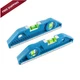 WBE 2-Piece Torpedo Level Set, 9 Inch Magnetic Level, with 2 Pack, Azure