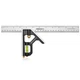 Arrow 12" Combination Squares Zinc Alloy Body Bubble Level Stainless Steel Ruler