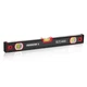 ARROW 16" Magnetic Torpedo Level 3 Vials 45&deg;/90&deg;/180&deg; Bubble Aluminum Alloy Body