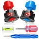 Picture Hanging Kit Tool with Level for Sawtooth/Keyhole Frame Hangers Help E...