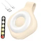 Nurse Night Light Clip for Badge - Rechargeable Magnetic Badge Light 1 Beige