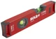 SOLA LSX10 X PRO Aluminum Box Profile Spirit Level with 2 60% 10-Inch, Red 