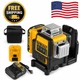 DEWALT DW089LG 12 Line 3x360&deg; Green Laser Level Self Leveling 12V Kit