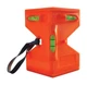 Johnson 175-O Plastic Orange 3-Vial Nonmagnetic Post and Pipe Level 9 H in.