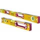(1 set)-Stabila Aluminum Box Beam Carpenter Level Set 16" & 48" Lengths 37816