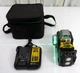 DEWALT 12V DW089LG Laser Level Green 3-Beam 360-Degree W/2Ah Battery & Charger