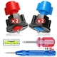 Picture Hanging Kit Tool with Level for Sawtooth/Keyhole Frame 1 Red & Blue