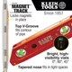 Klein Tools 935RBLT Magnetic Lighted Torpedo Level 11.5" Aluminum 3 Vials