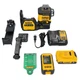 DEWALT 12V/20V MAX XR Line Laser, High Precision 3 X 360, Green, Battery and ...