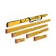 STABILA PRO SET 80 AS Spirit Level 3-piece Set, 48, 24, and 12 Inch plus carr...