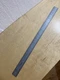 -Stanley 4 Grad 16'' No.46-131 Comb. Sq. Steel Ruler Chrome Face Made In England