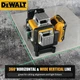 DEWALT DW089LG 12-Line 360&deg; Green Laser Level 3-Plane Self Leveling Tool
