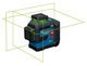 Bosch 3.7V 360-Degree Green-Beam Three-Plane Leveling And Alignment Laser,