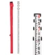Grade Stick, 14-Foot Dual Sided Aluminum Grade Rod - 10ths, 4 Secti... Fast Ship
