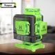 Huepar 4D 16 Lines Green Laser Level Auto Self Leveling 360 Rotary Cross Measure