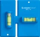 Jonard Tools WTL-12, Wall Box Template and Level for 1-Gang & 2-Gang, Blue 