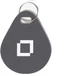 Key Fobs (4-Pack) - NFC Enabled - Compatible with  Lock+ Smart Locks (Grey)