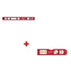 Milwaukee MLIBM24 24 in. Magnetic I-Beam Level w/ 48-22-5107 Torpedo Level