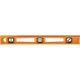 Johnson 7724-O I-Beam Level, 24 in L, 3-Vial, Non-Magnetic, Polystyrene, Orange