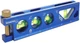 WORKPRO Torpedo Level, Magnetic, Verti. Site 4 Vial for Conduit Bending, Aluminu