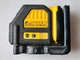DEWALT DW088LG Green Cross Line Laser Level Self  Leveling Interior Exterior
