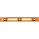 Johnson 7748-O I-Beam Level, 48 in L, 3-Vial, Non-Magnetic, Foam Mold Polystyren