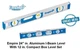 Empire 24 in. Aluminum I-Beam Level W/ 12 in. Compact Magnetic Box Level Set NEW