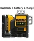 DeWalt DW089LG 12V Green Line 3 x 360 Laser Level Laser Battery+Charger USA NEW