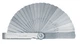 General Tools 230 Stainless Steel SAE & Metric Straight Feeler Gauge Set 3 in.