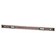 Spec Ops 48" Aluminum Box Beam Level 3-Vial with Bungee