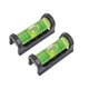 ZUJHPYMI 2Pcs Magnetic Bubble Level Measuring Layout Tools Levels with Green 