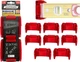 StealthMounts Red Universal Level Holder | Locking Mounts | 4 Pack, 