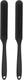 HARFINGTON 2Pcs Silicone Spatula Scraper 9.45" Reusable Non-Stick Black 