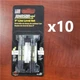= Lot of 10 Johnson 3" Line Level Set Easy Read Lightweight Frame 585 40-0207
