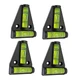 ZUJHPYMI 4Pcs Magnetic T Type RV Levelers, RV Parts Accessories Exterior 