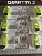 3-PACK LOT National Hardware N260-147 Art Tool Installer Bubble Level & Nails