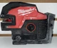 Milwaukee M12 Green Laser Tool - Red (3624-20)